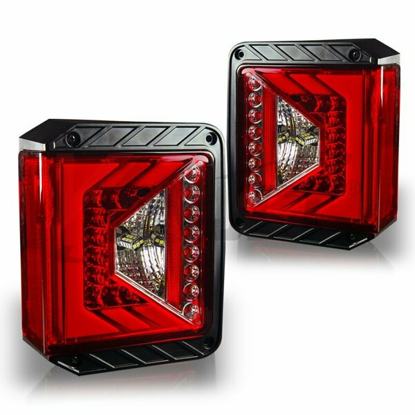Renegade Led Tail Light - Chrome / Red CTRNG0490-CR